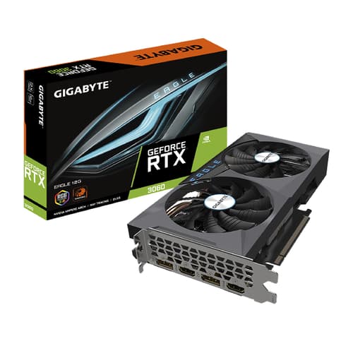 Gigabyte GeForce RTX 3060 Eagle 12GB GDDR6 192-bit Gaming Graphics Card